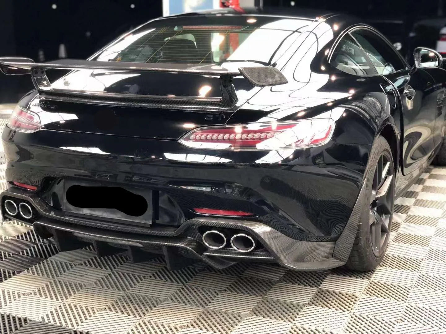CARBON REAR DIFFUSER FOR MERCEDES BENZ AMG GT C190 2017+