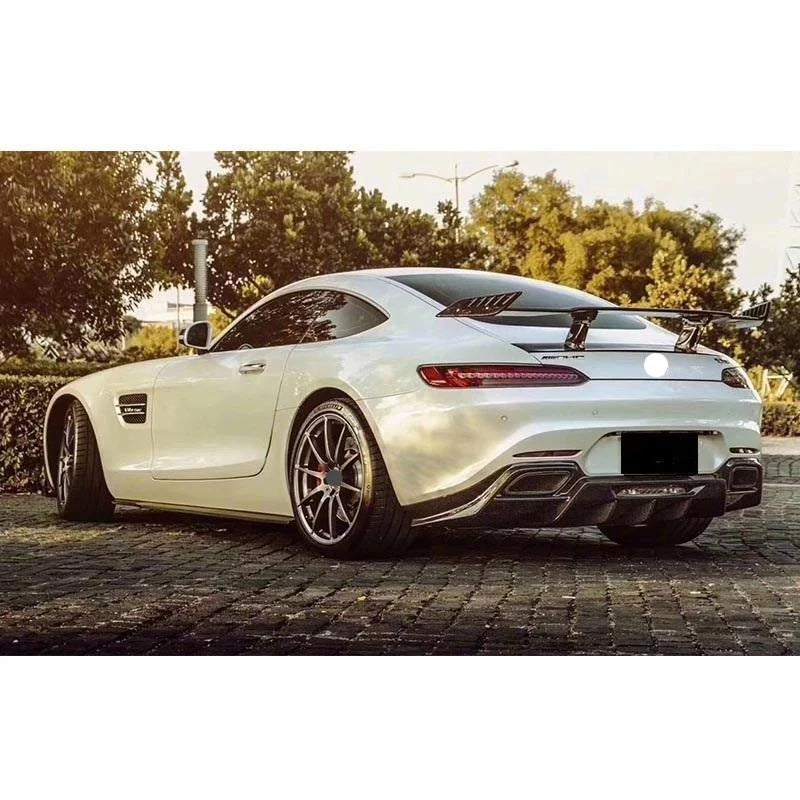 CARBON FIBER REAR DIFFUSER for AMG C190 GT GTS R STYLE 2014 - 2017
