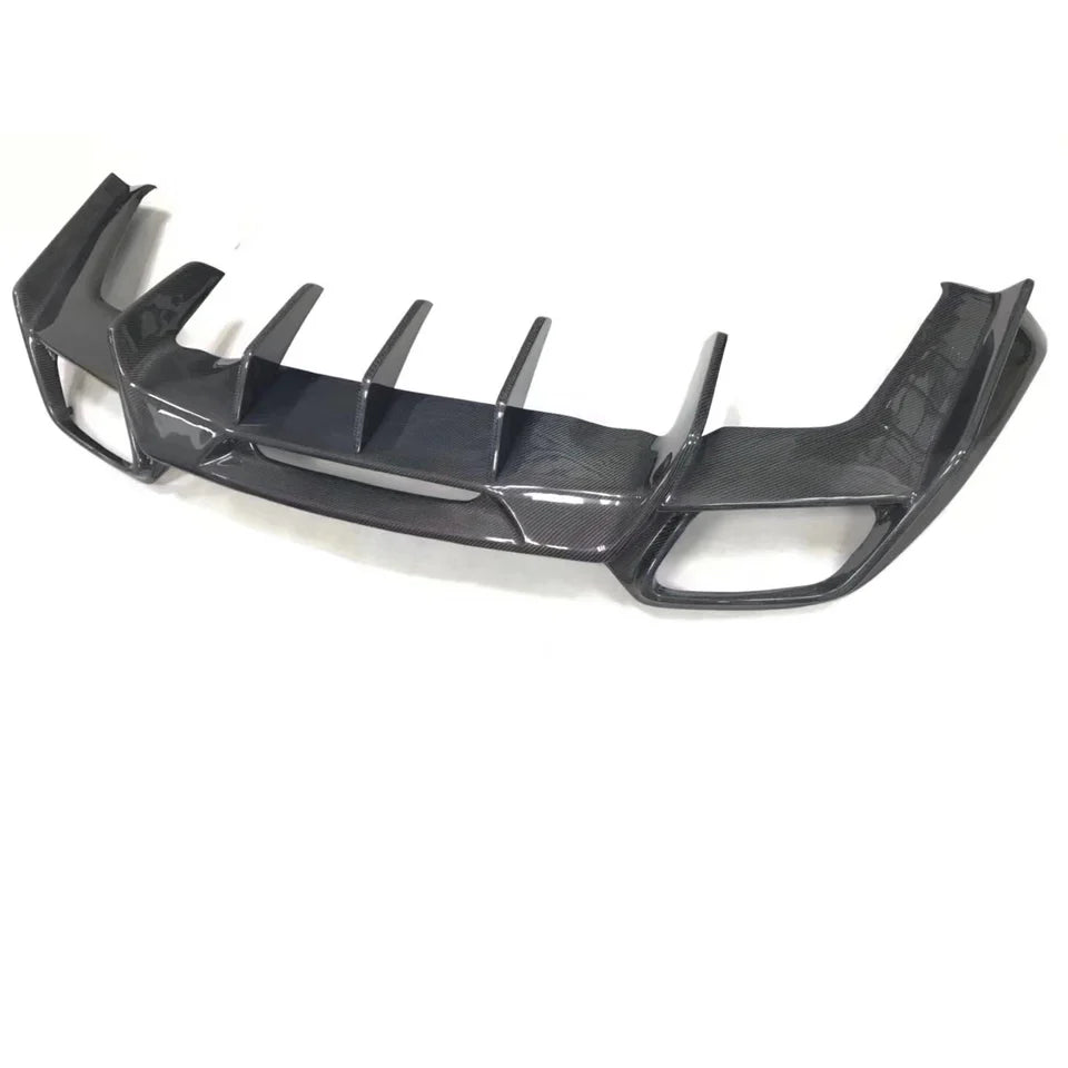 CARBON FIBER REAR DIFFUSER for AMG C190 GT GTS R STYLE 2014 - 2017