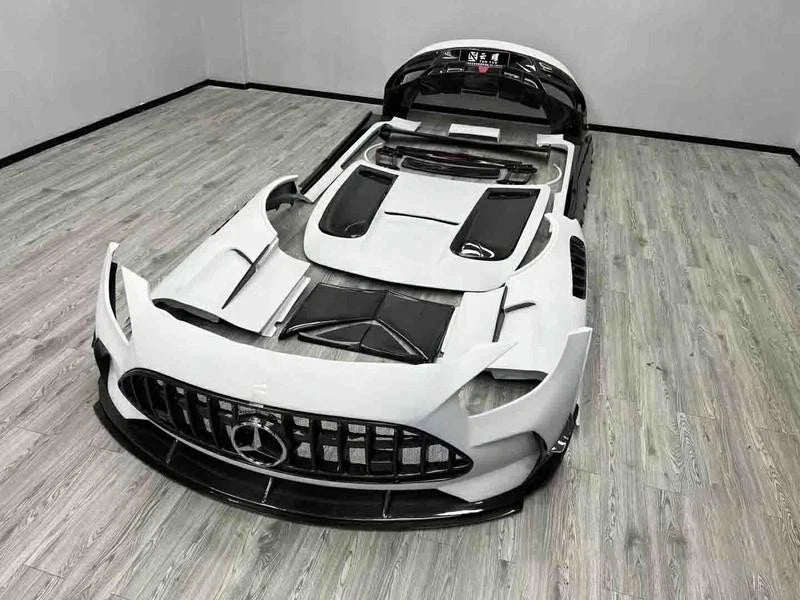 For Benz AMG GT GTC GTS GTR Exterior Black Series Bodykit Hood Front Rear Bumper