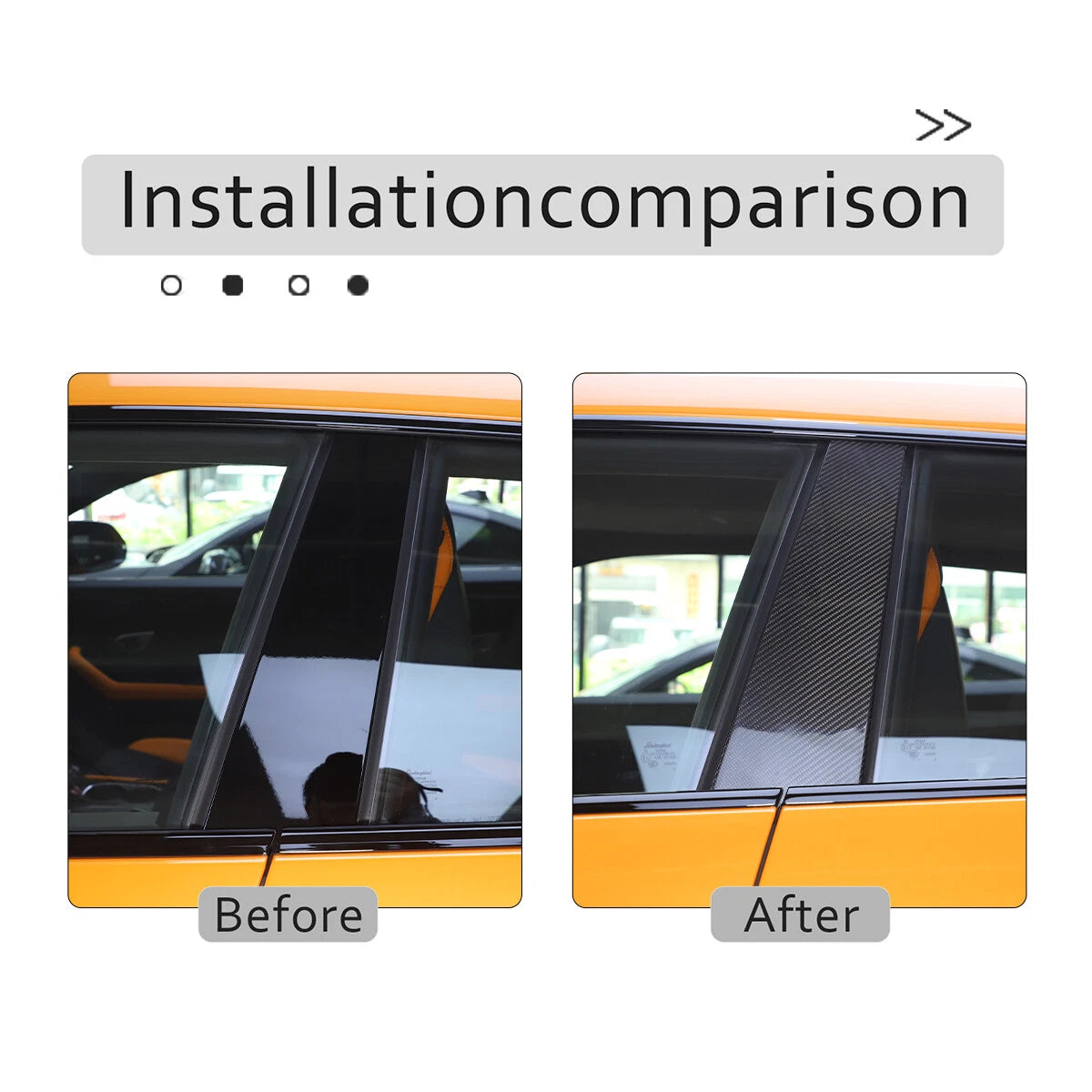 10pc Real Carbon Fiber Exterior Full Cover Trim Set For Lamborghini URUS 2018-23