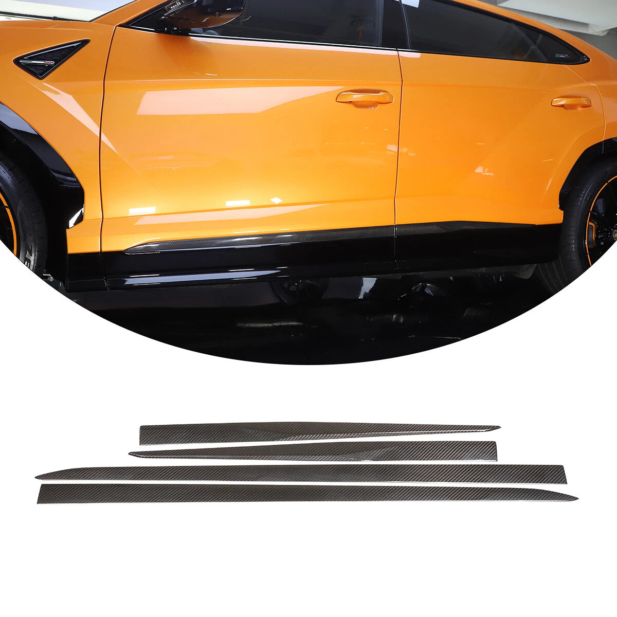 Real Carbon Fiber Exterior Full Cover Trim Set For Lamborghini URUS 2018-2021