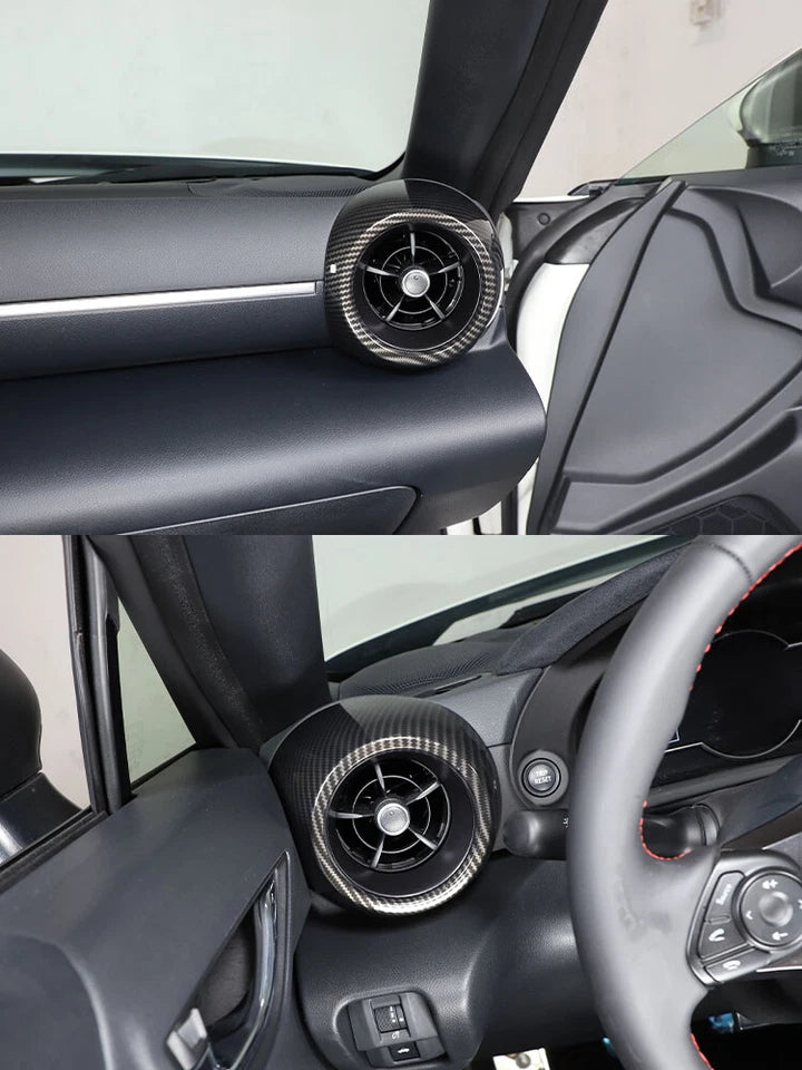 17Pcs/Set ABS Carbon Fiber Interior Trim Cover Frame Fits GR86 / BRZ 2022-2024