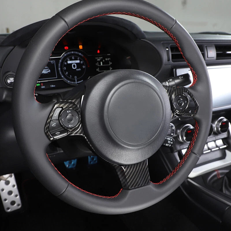 17Pcs/Set ABS Carbon Fiber Interior Trim Cover Frame Fits GR86 / BRZ 2022-2024