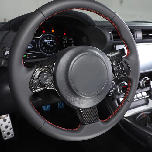 17Pcs/Set ABS Carbon Fiber Interior Trim Cover Frame Fits GR86 / BRZ 2022-2024