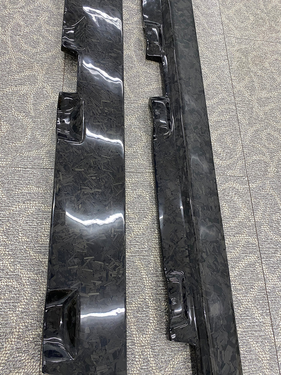 FORGED СARBON FIBER SISDE SKIRTS for AMG GT GTS C190 2014 - 2017
